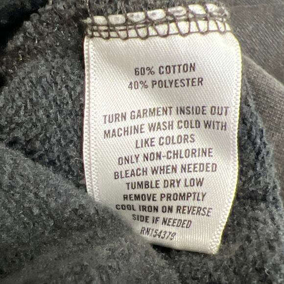 Aeropostale Women's Gray Drawstring Pullover Hooded Hoodie Crop Sweatshirt Top S - Picture 4 of 4